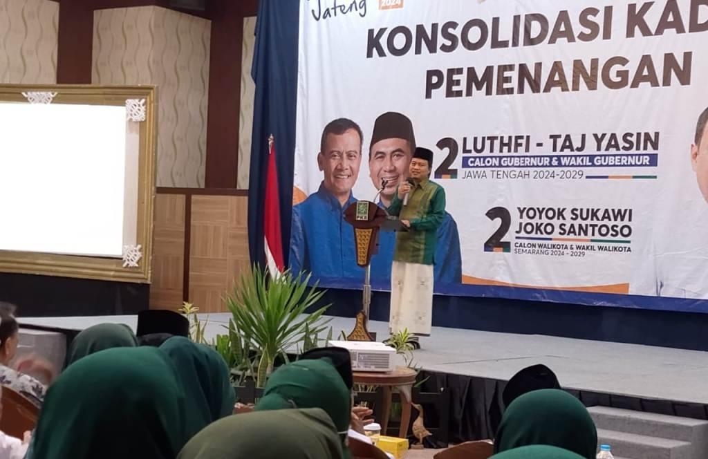 Titip Perda Pesantren, Gus Yusuf Minta Kader PKB Se-Kota Semarang Menangkan Yoyok-Joss