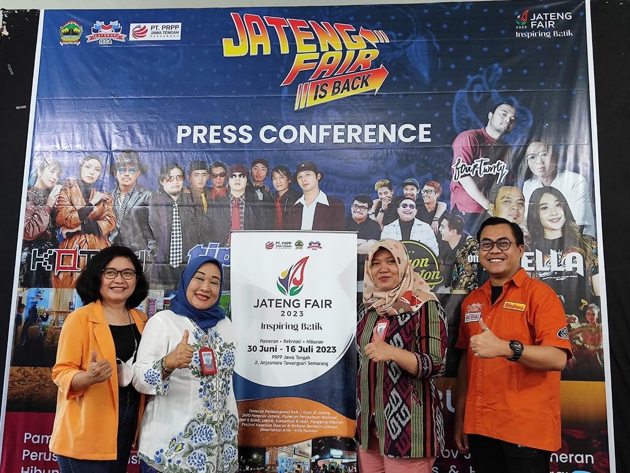 Jateng Fair Is Back, Berikut Jadwal dan Daftar Artis Yang Akan Meriahkan Acara
