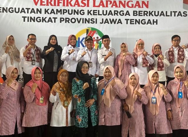 Desa Candimulyo Wonosobo Jalani Verifikasi Lapangan Kampung KB Tingkat Provinsi