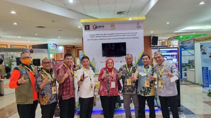 Ikut Festival Inovasi LAN, Kadivyankumham Kemenkumham Jateng Pamerkan Hasil Proyek Perubahannya