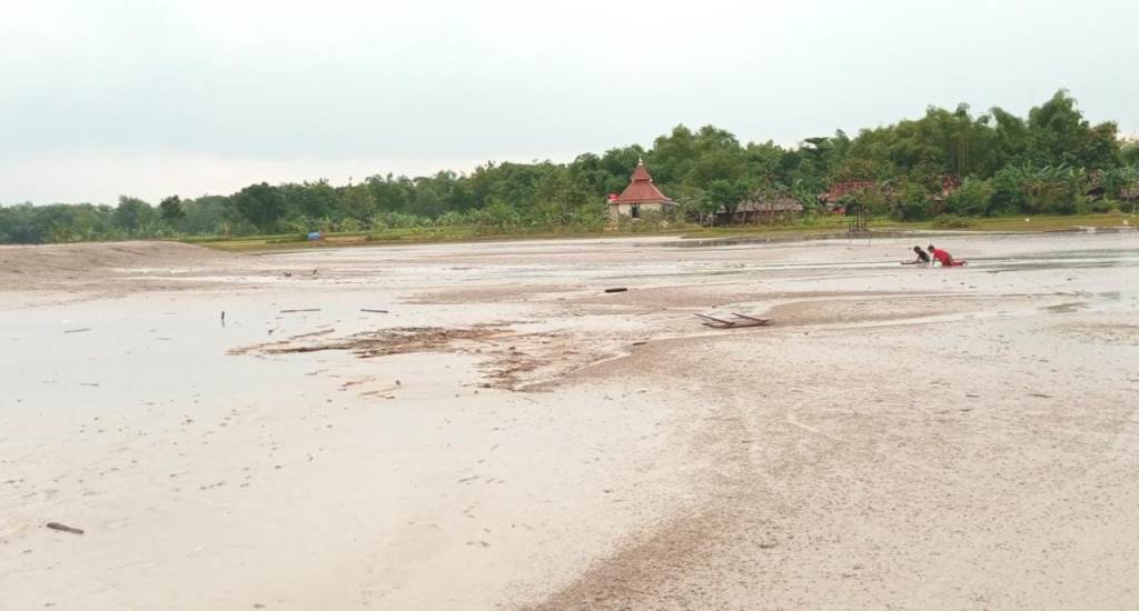 Kondisi Terbaru Bledug Cangkring Grobogan Seusai Jeblug, Tak Ada Himbauan Peringatan