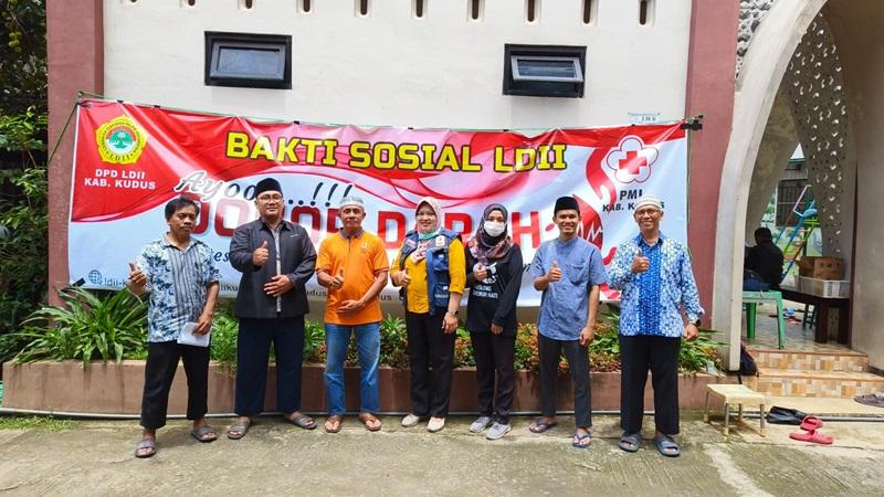 Menjelang Bulan Ramadhan 1445 H LDII Kudus Gelar Bakti Sosial Donor Darah