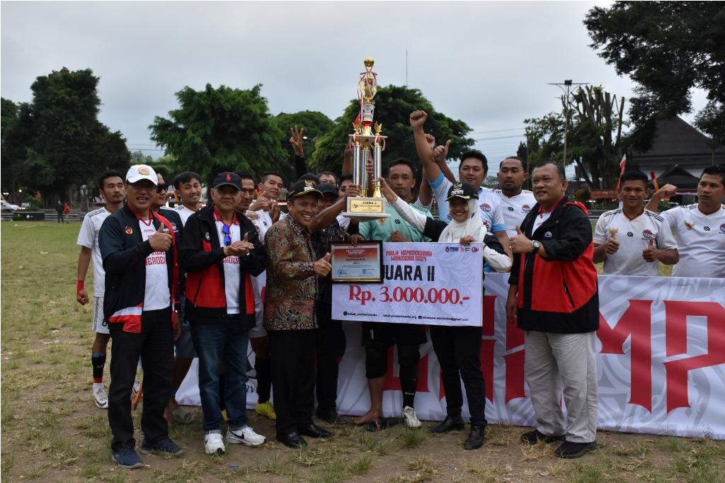 Bupati Wonosobo Apresiasi Piala Kemerdekaan 2024 Sukses Digelar, Kesebelasan Leksono Jadi Juara