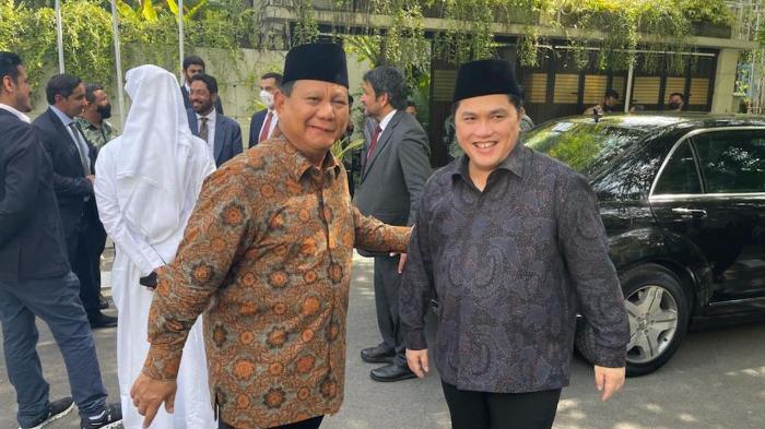 Duet Prabowo - Erick Thohir Jadi Pilihan Para Kiai Jawa Tengah untuk Pilpres 2024