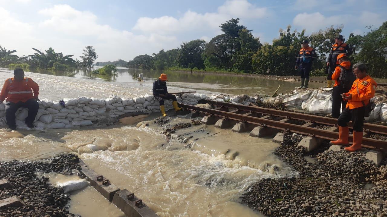 Tanggul Sungai Tuntang Jebol, 650 Keluarga Terdampak Banjir Grobogan