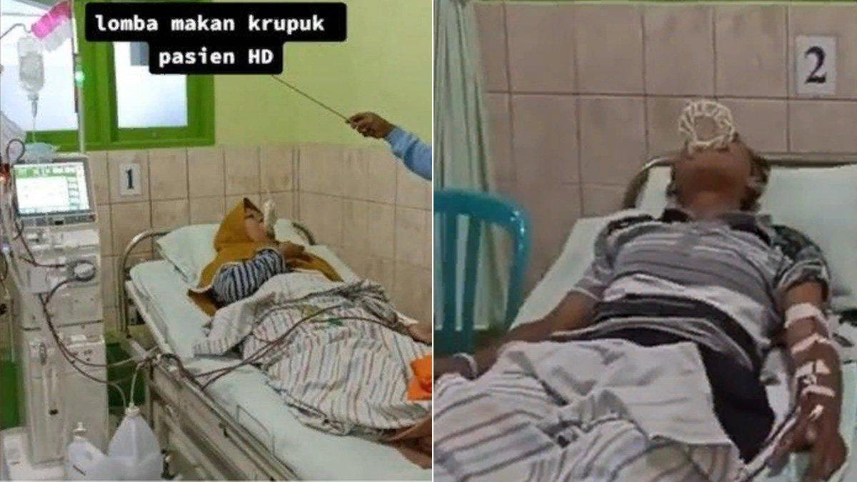 Viral Pasien Cuci Darah Ikuti Lomba Makan Kerupuk, Netizen: Jiwa yang Senang Akan Menjadi Sehat