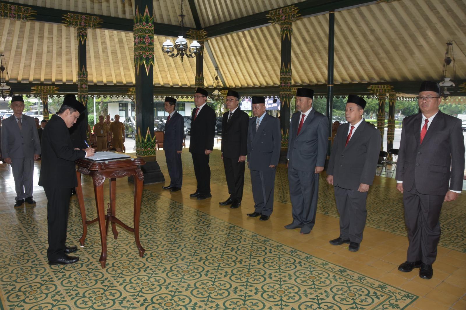 Bupati Wonosobo Rotasi 7 Pejabat Pimpinan Tinggi Pratama 