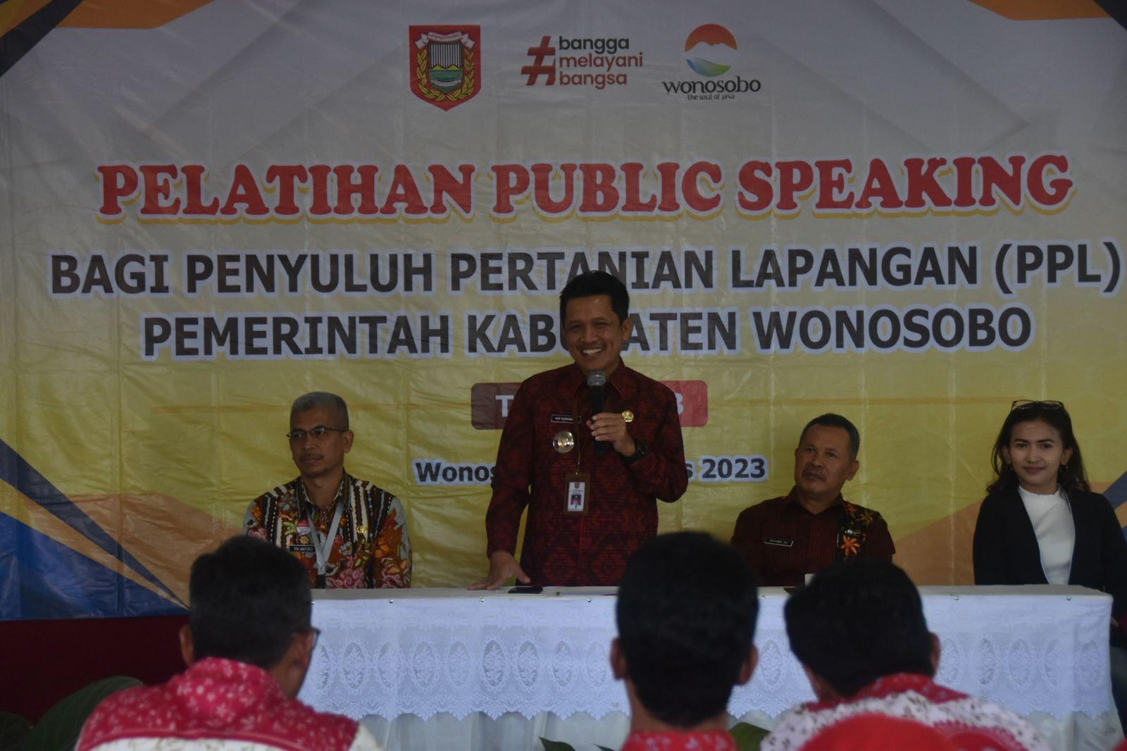 Penyuluh Pertanian Lapangan di Kabupaten Wonosobo Dilatih Public Speaking