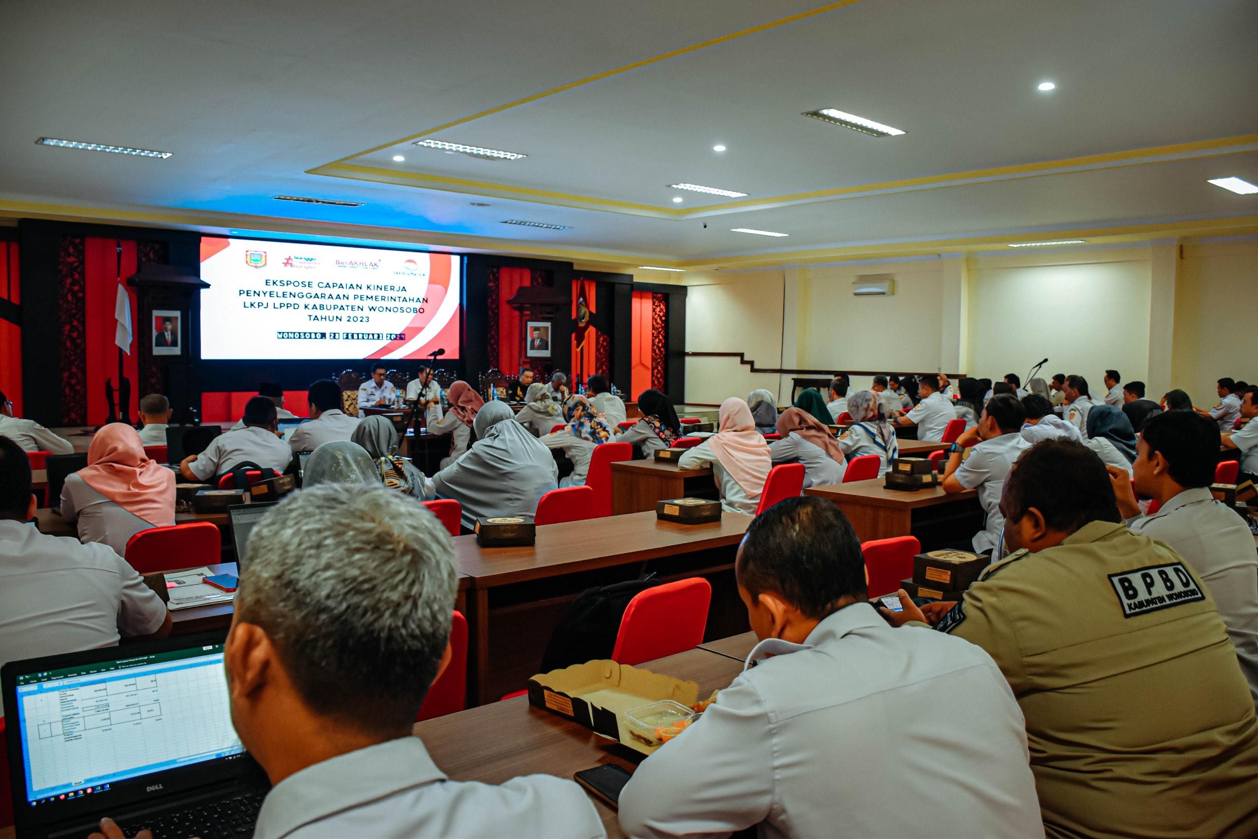 Pemkab Wonosobo Ekspose Hasil Capaian Kinerja Pemerintahan Selama Tahun 2023, Angka Kemiskinan Turun