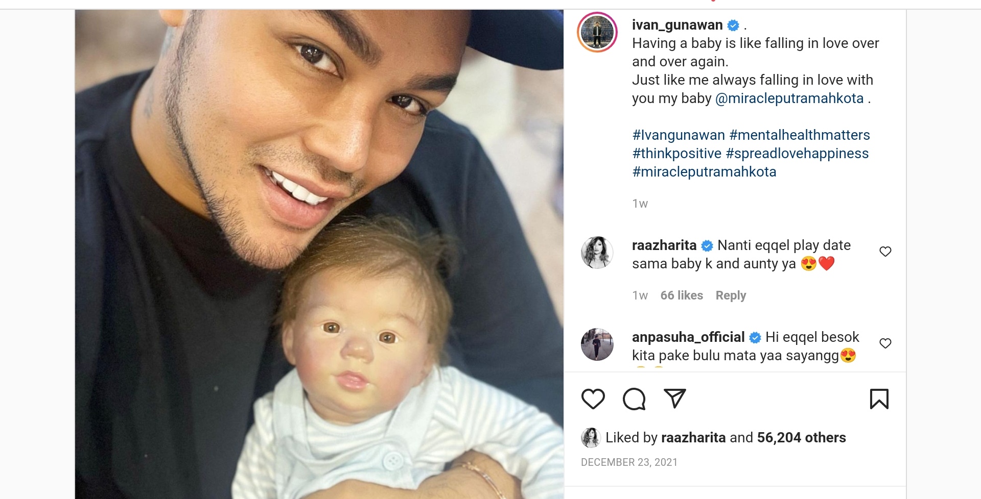 Perlakukan Boneka Seperti Bayi Hidup, Ivan Gunawan Akan Belikan Tiket Bisnis Kemana pun Pergi