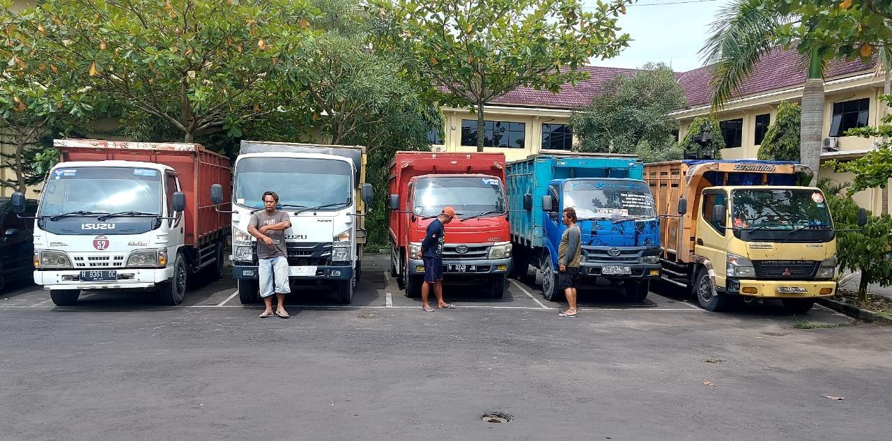 Polisi Gerebek Tambang Ilegal di Lereng Gunung Merapi Magelang, Tujuh Orang Ditangkap
