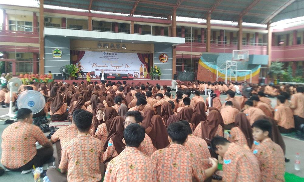 430 Pelajar SMAN 1 Kudus Dikenalkan Ragam Budaya Jateng hingga Dialek Bahasa Daerah