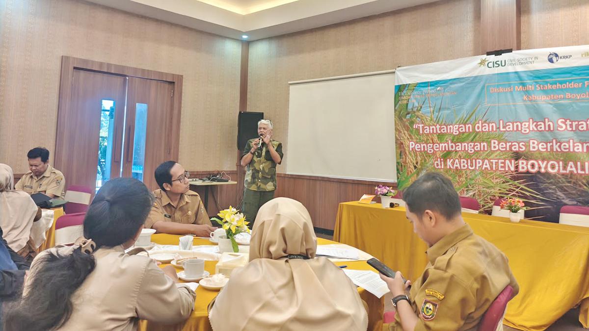 Ricesilience Selenggarakan Multistakeholder Forum Beras Berkelanjutan di Boyolali - Tribunjateng.com