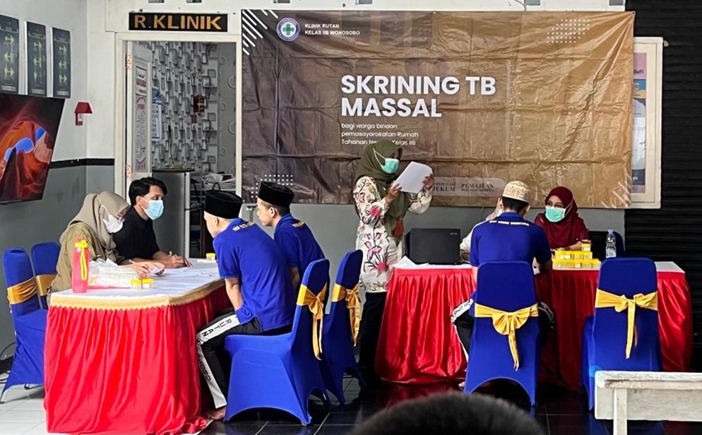Cegah Penyebaran Tuberkulosis, 134 Warga Binaan Rutan Wonosobo Jalani Skrining TB Massal