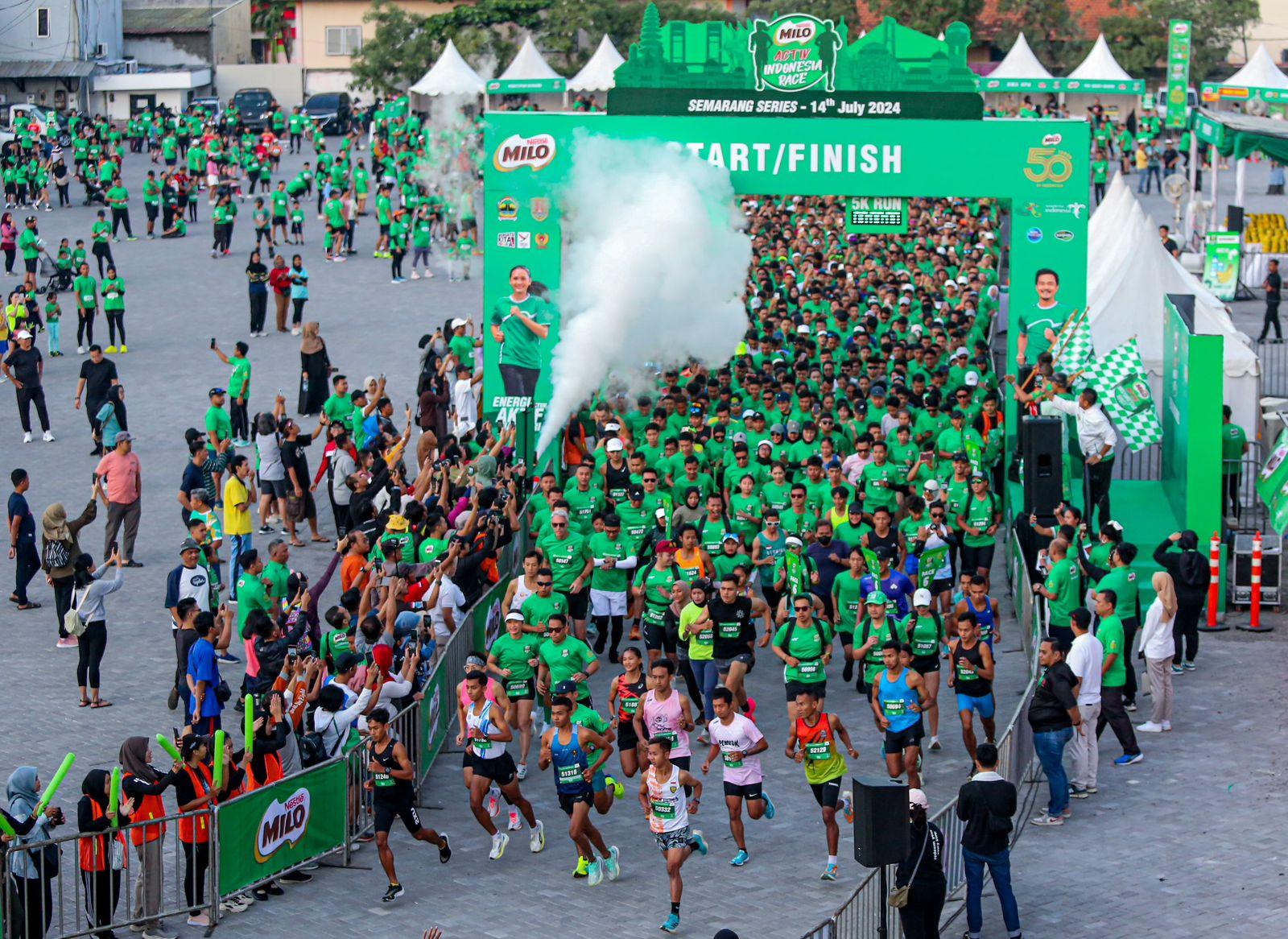 Nestle MILO Hadirkan Event Road to MILO ACTIV Indonesia Race 2024 Semarang Series
