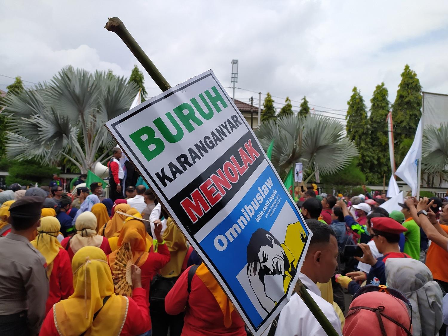 Serikat Pekerja di Karanganyar Berharap UMK 2024 Disesuaikan Dengan Hidup Layak