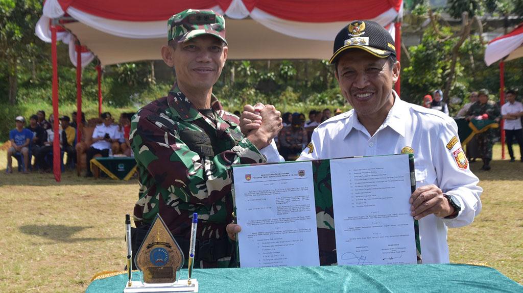 TMMD Sengkuyung Tahap III Tahun 2023 Kodim Wonosobo, Titik Sasaran di Desa Pulosaren