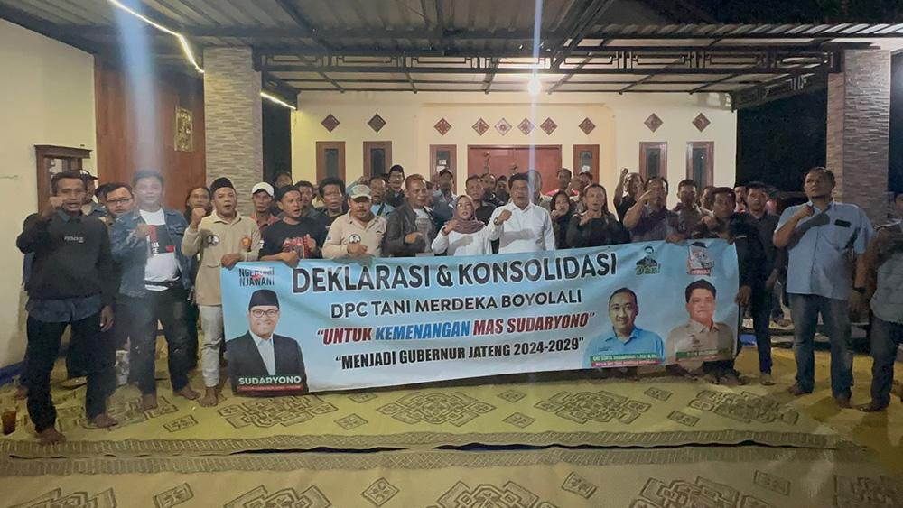 Petani Boyolali Siap Berikan Suara untuk Sudaryono di Pilgub Jateng 2024 "Istrinya Asli Boyolali"