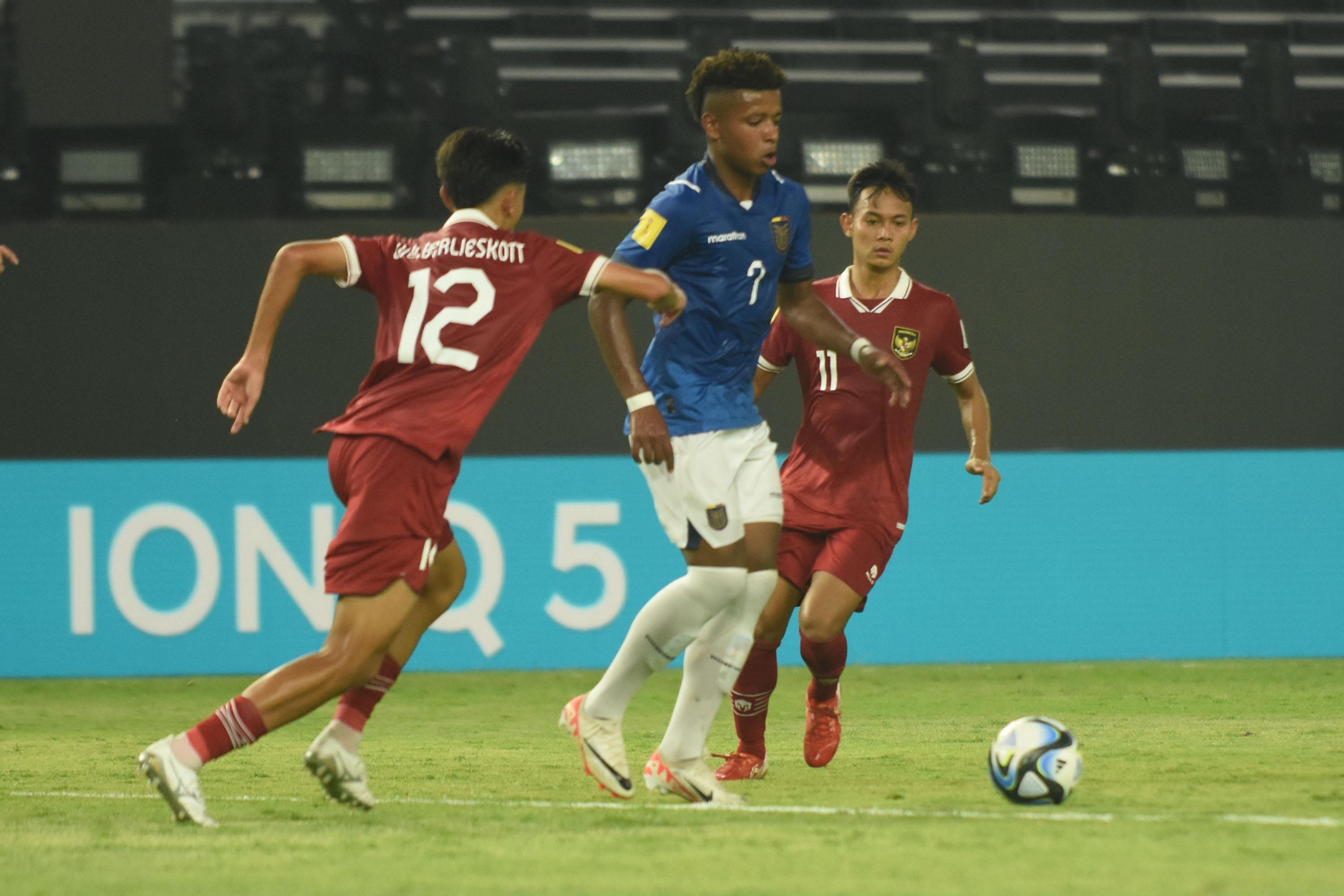 Hasil Babak I Skor 1-1 Timnas U17 Indonesia Vs Ekuador Piala Dunia U17, Gol Kaka Langsung Dibalas