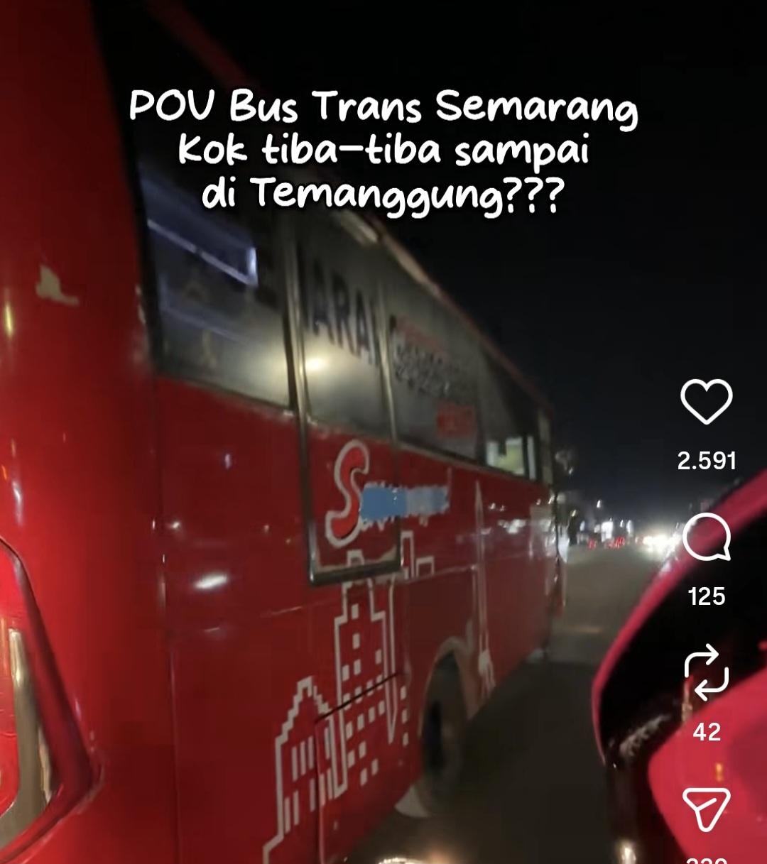 Viral Bus Mirip Trans Semarang Muncul di Temanggung, Ini Penjelasan BLU Trans Semarang - Tribunjateng.com