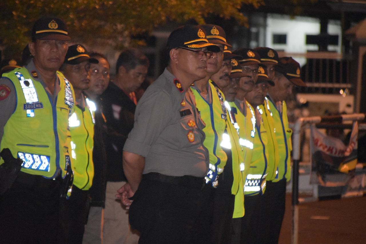 120 Personel Gabungan Gelar Patroli Mahesa Jenar Bersahaja di Demak