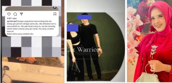 Selebgram Aprila Majid Akhirnya Labrak Wanita Selingkuhan Suaminya, Pegawai Bioskop di Palembang