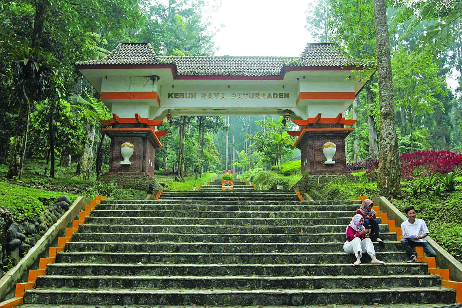 Yuk Wisata Menikmati Flora dari Sebelas Gunung di  Kebunraya Baturraden