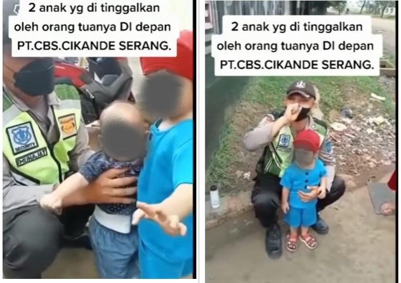 Viral 2 Balita Ditelantarkan Orangtua di Depan Pabrik, Hanya Ditinggalkan Sebotol Susu dan Pakaian