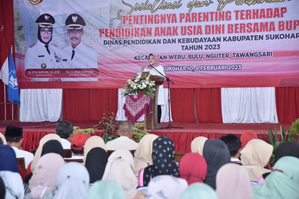 Optimalkan Peran Orangtua, Pemkab Sukoharjo Sosialisasi dan Pembinaan Pendidikan Anak Usia Dini