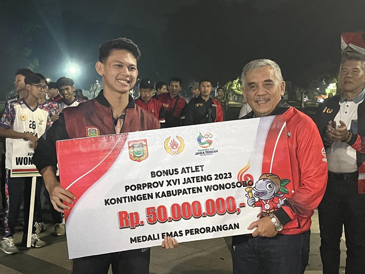 Segini Besaran Bonus Atlet Asal Wonosobo yang Berpretasi di Porprov Jateng XVI