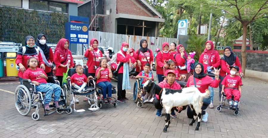 Kisah Anak Celebral Palsy Semarang Semangat Berkurban, Iuran Mulai Rp 3.000 Bisa Serahkan Kambing