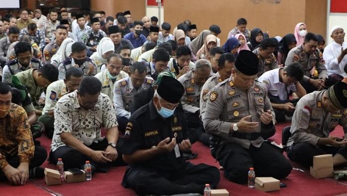 Jelang Pengamanan Nataru, Polres Wonosobo Gelar Doa Bersama Lintas Agama