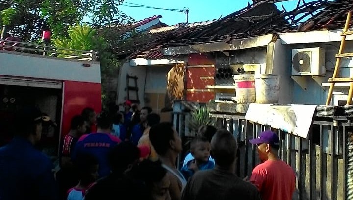 Dua Rumah Terbakar di Perum Lentera Prigi Mranggen Demak