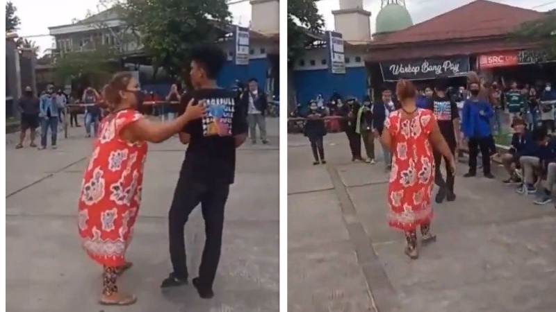Viral Emak-emak Berdaster Suruh Pulang Anaknya yang Ikut Demo Omnibus Law