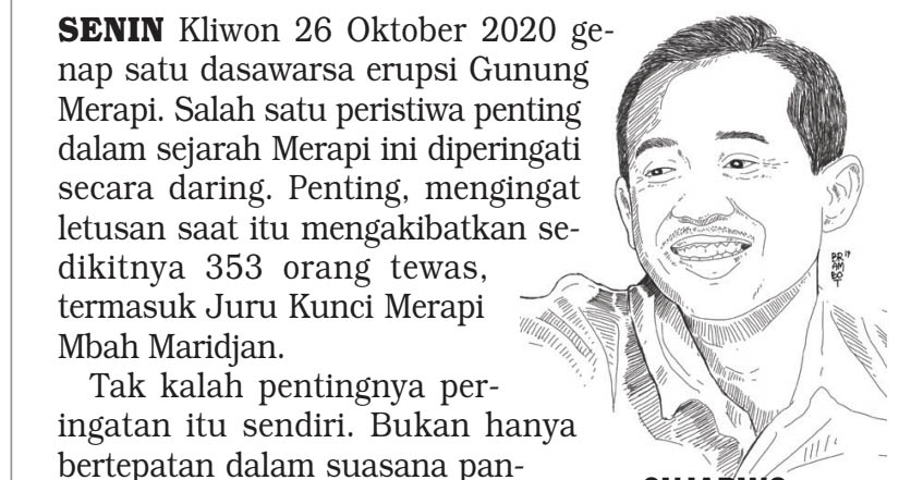 Merapi Tak Pernah Ingkar Janji