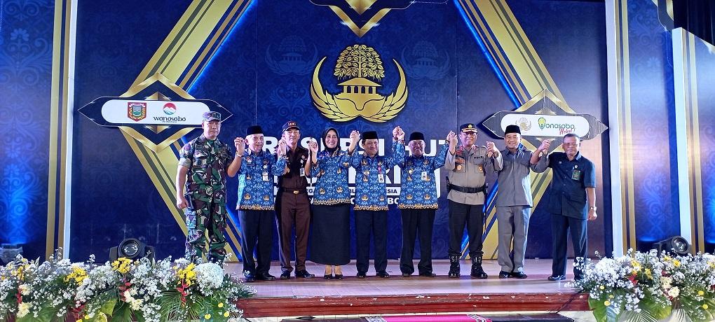 HUT Ke-51 Korpri, Bupati Afif Ajak Anggota Korpri Tingkatkan Produktifitas Kualitas Pelayanan Publik