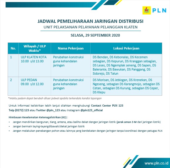 info-pemeliharaan-jaringan-pln-ulp-klaten-kota-dan-ulp-pedan-29-september-2020.jpg