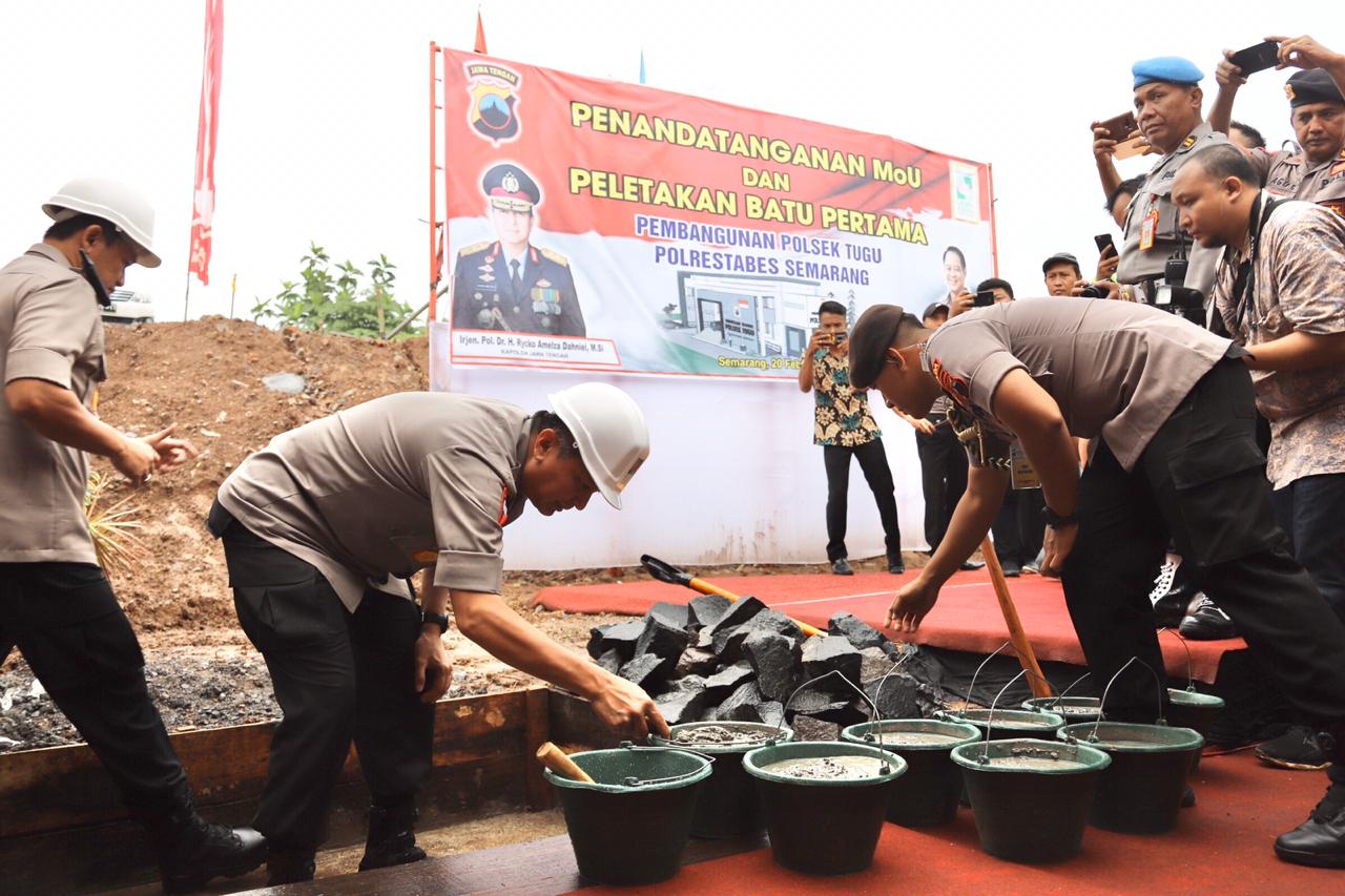 Polsek Tugu Akan Punya Kantor Baru, Ini Harapan Kapolda Jateng