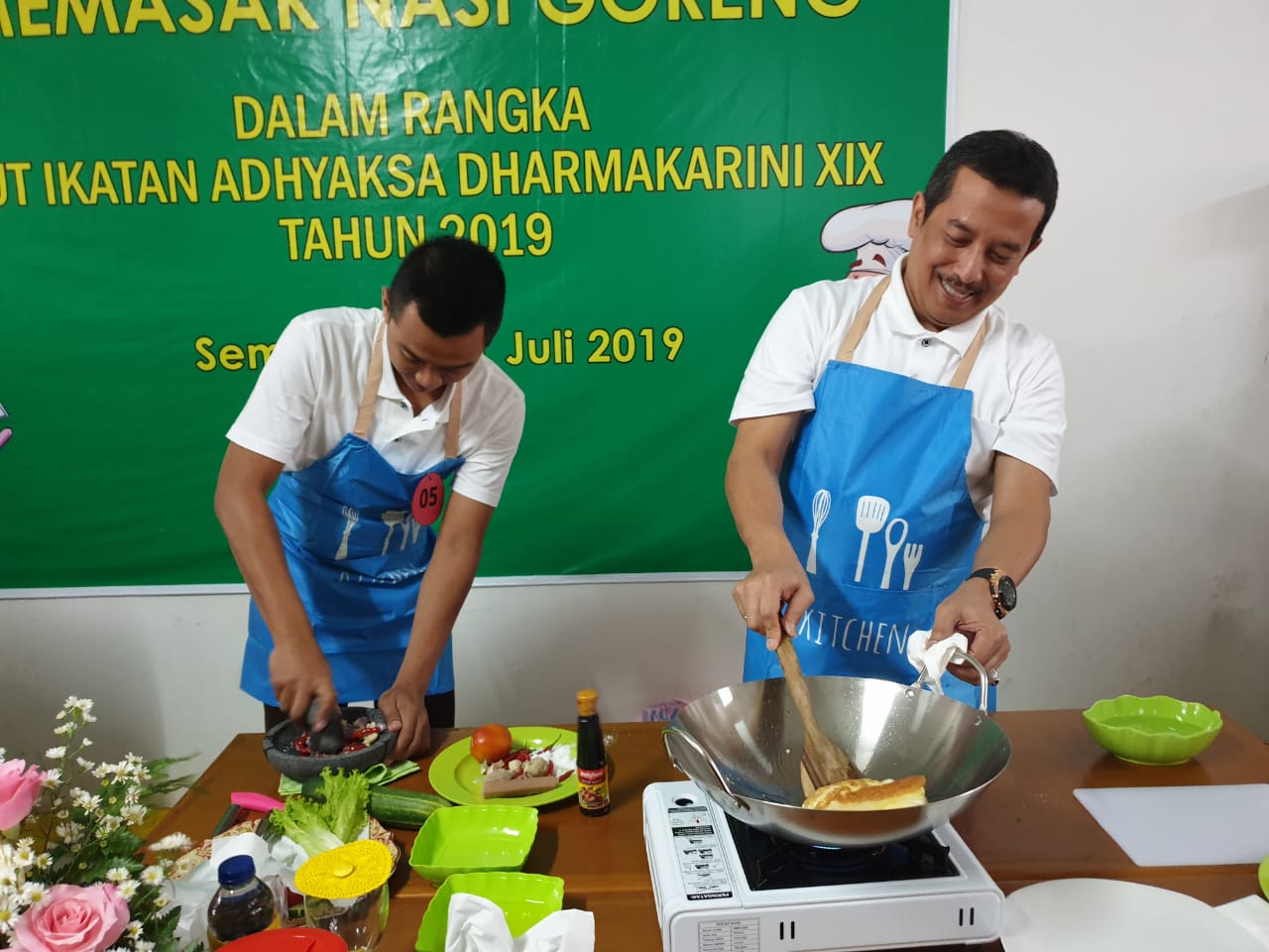 Hari Bakti Adhyaksa, Kepala Kejaksaan Tinggi Jateng Ikuti Lomba Memasak