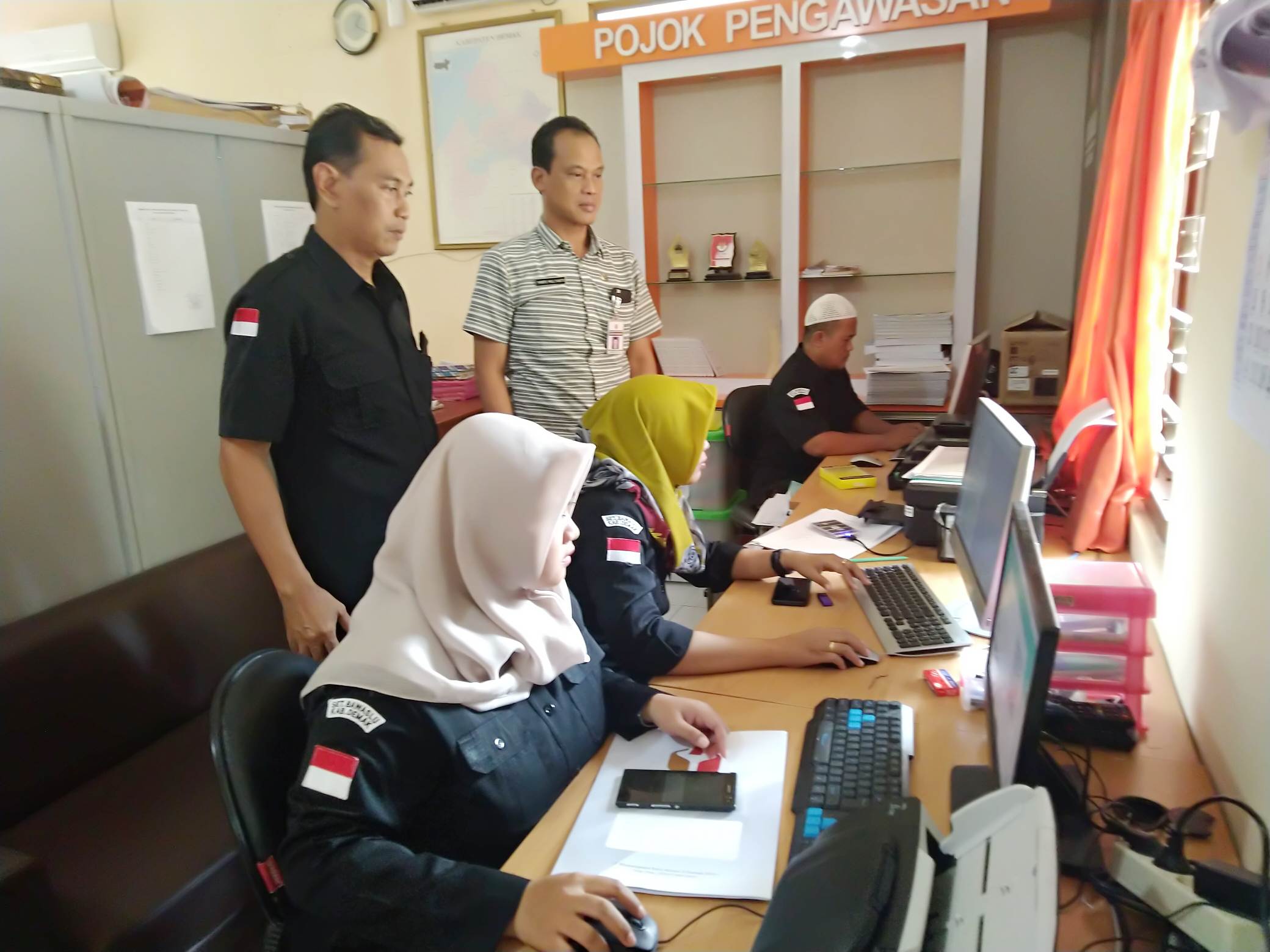 Bawaslu Kabupaten Demak Scan 3.615 Lembar C1 Lima Surat Suara