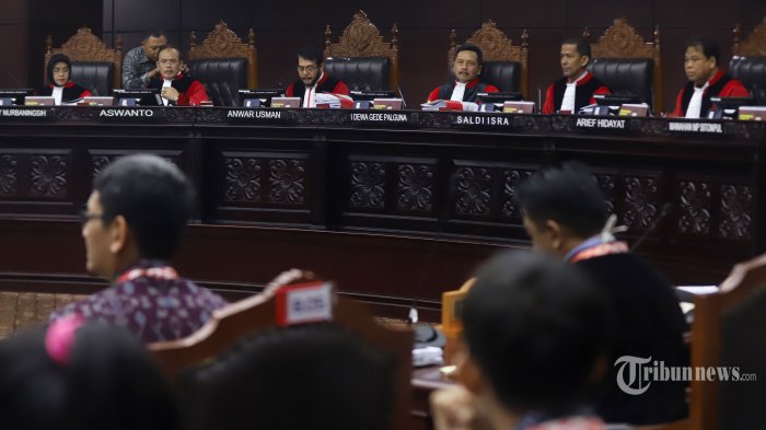 Bukti dan Saksi Jadi Perdebatan, Link Live Streaming Sidang Sengketa Pilpres 2019 di MK