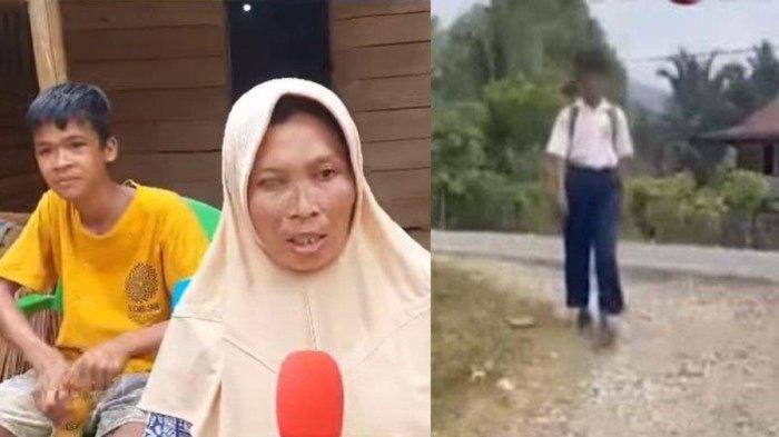 Kisah Faisal Siswa SMP Jalan Kaki 20 KM ke Sekolah, Sepatu Sobek, Tak Punya Uang Saku