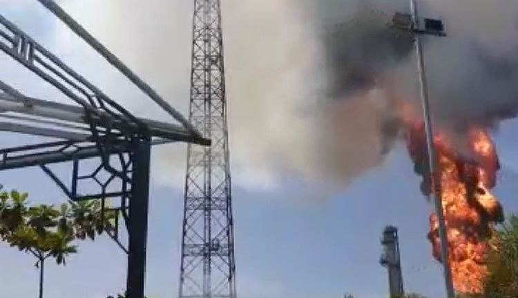 Kebakaran Dalam Kompleks Proyek Pengembangan Gas Jawa di Blora, Pekerja Dievakuasi