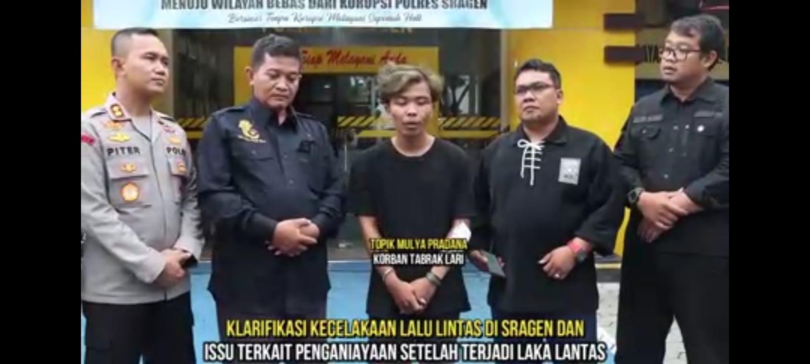 Korban Tabrak Lari di Sragen Sebar Hoax, Nyaris Bikin Keributan Antar Perguruan Silat