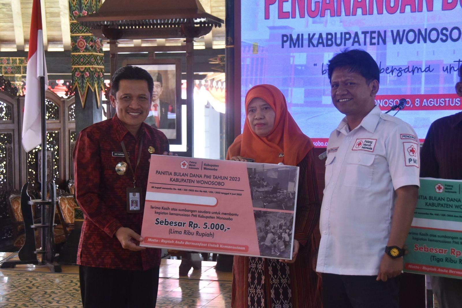 Optimalkan Layanan Sosial Kemanusiaan, Bulan Dana PMI Wonosobo Target Tembus Rp 1,9 Miliar