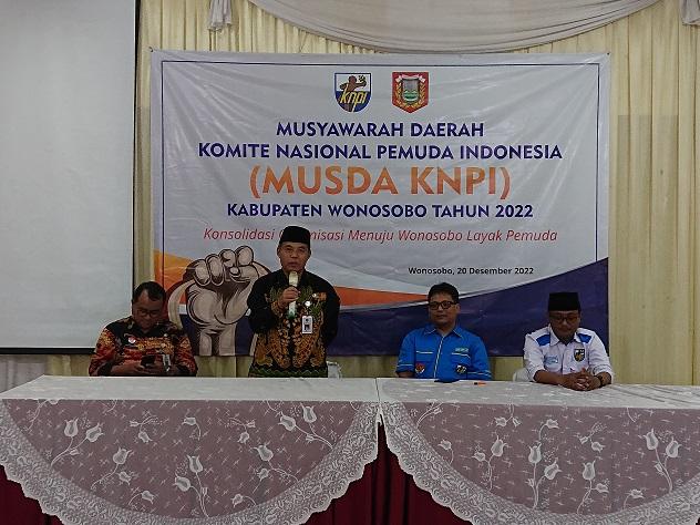 Ketua KNPI Wonosobo Periode 2022-2025 Terpilih, Wabup Albar: Pemuda Harus Kreatif dan Inovatif