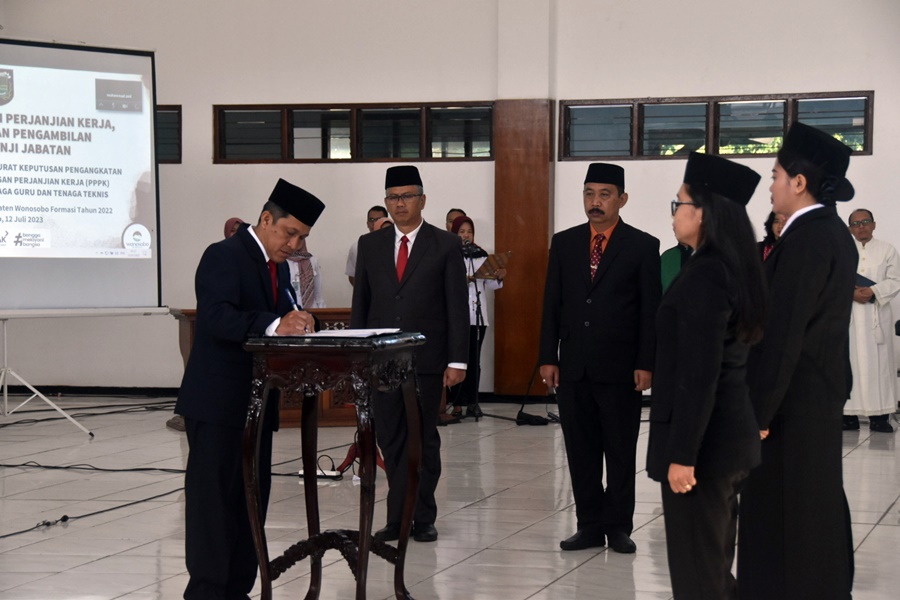 Optimalkan Kinerja Pemerintah Daerah, 636 PPPK Kabupaten Wonosobo Dilantik