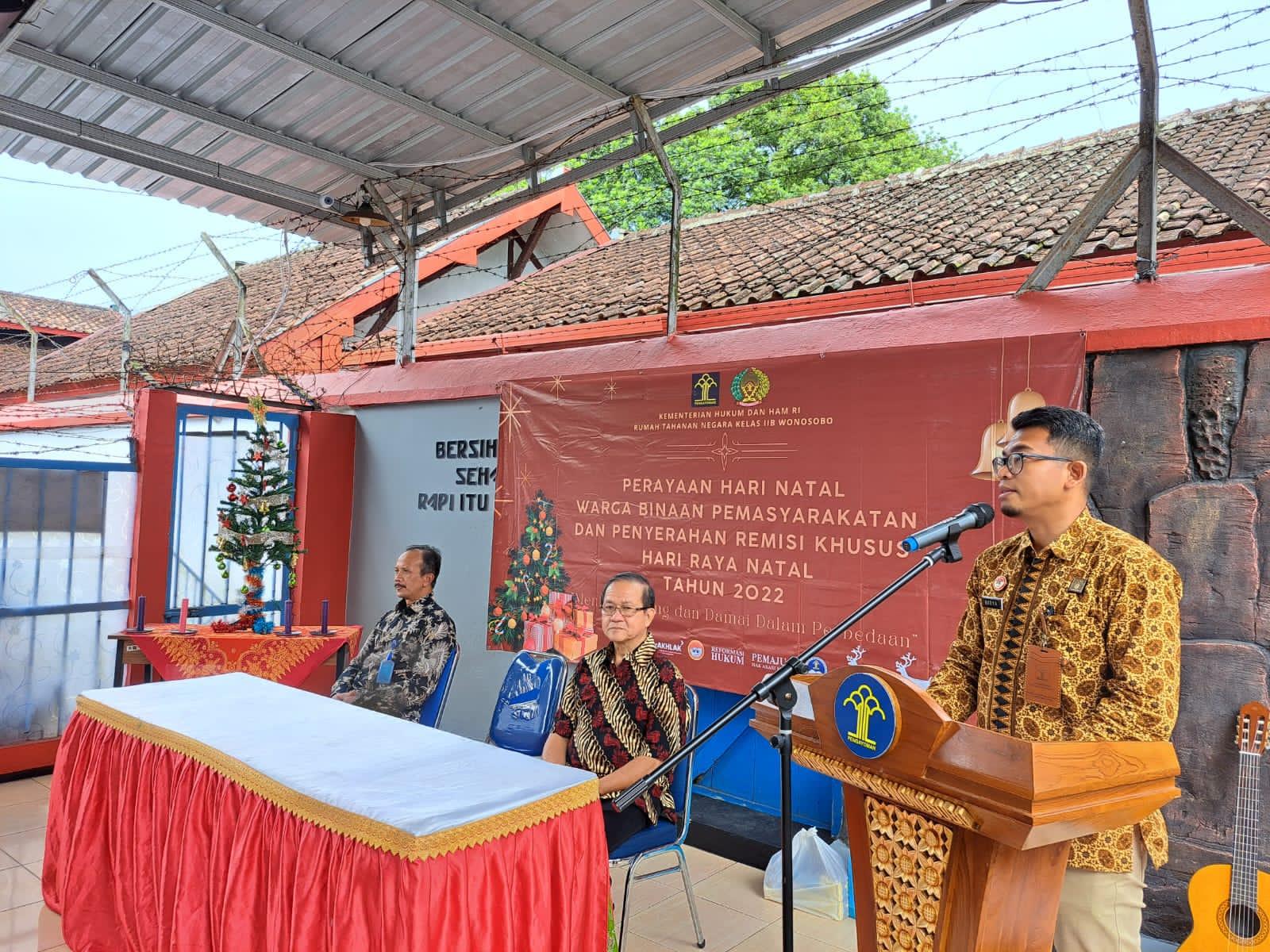 Kado Hari Natal, Rutan Wonosobo Berikan Remisi Bagi WBP