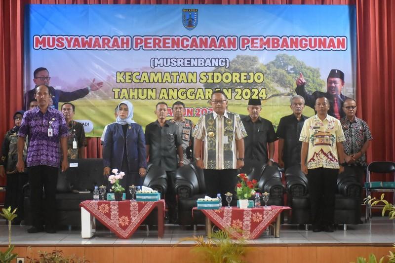 Musrenbang Kecamatan Sidorejo, Sinoeng Ingatkan Program Kemiskinan dan Penanganan Stunting