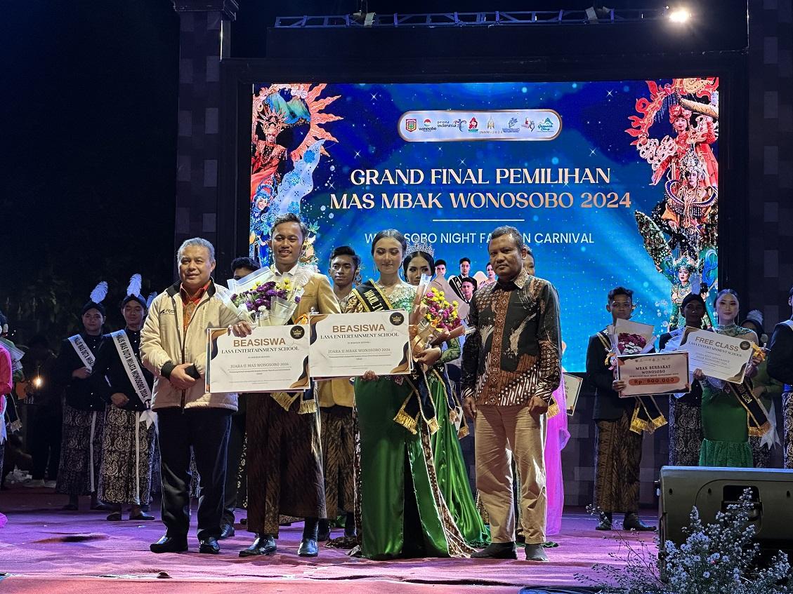 Sosok Jheswa Bagus PE dan Lintang Gaisha Terpilih Mas Mbak Wonosobo 2024 , Ini Pesan Bupati Afif 